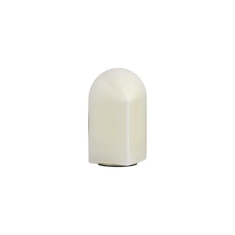 Luminaire - Lampes de table - Lampe de table Parade LED verre blanc / H 24 cm - Hay - Blanc - Verre