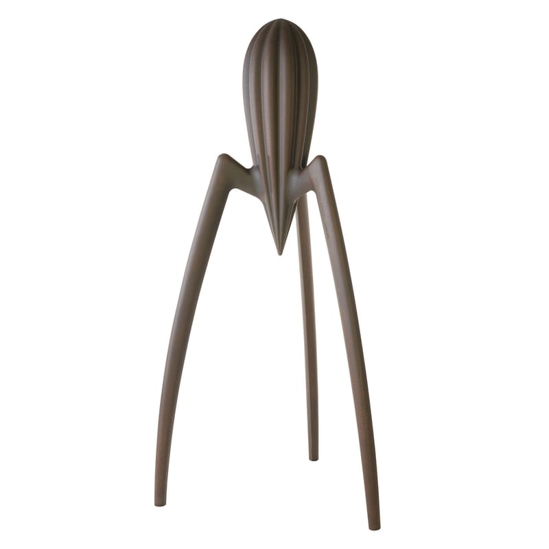 Mobilier - Compléments d\'ameublement - Sculpture Juicy Salif XXL plastique marron / H 187 cm - Alessi - Bronze - Polyéthylène