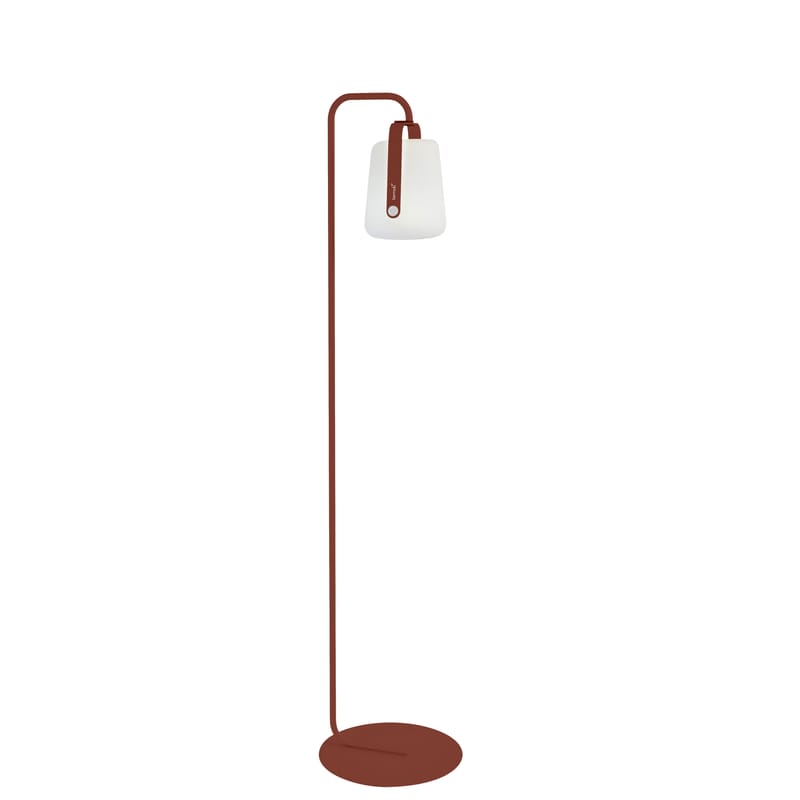 Luminaire - Lampadaires - Accessoire  métal rouge / Pied pour lampes Balad - Small H 157 cm - Fermob - Ocre Rouge - Acier peint