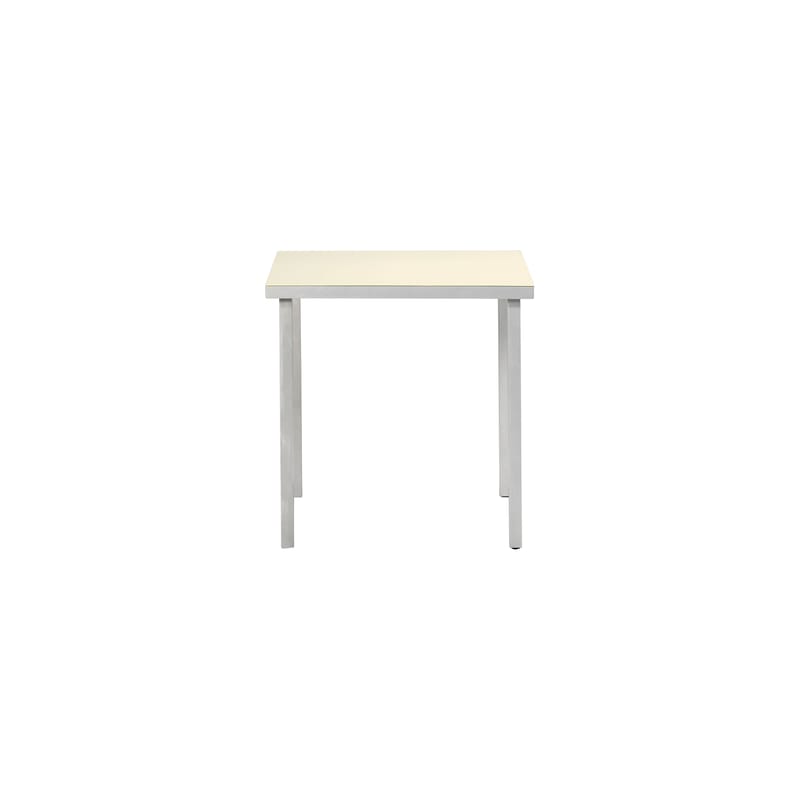 Jardin - Tables de jardin - Table carrée Alu table métal beige / 85 x 85 cm - (indoor/outdoor) - valerie objects - Ivoire - Aluminium