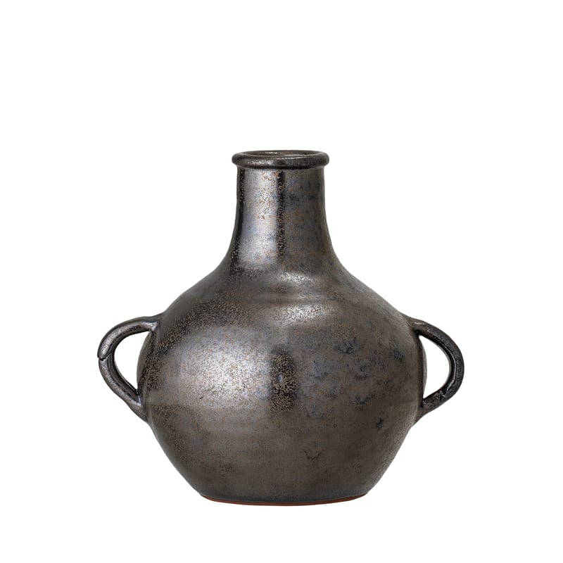Décoration - Vases - Vase  céramique noir / Terracotta - Bloomingville - Noir patiné - Terracotta émaillée