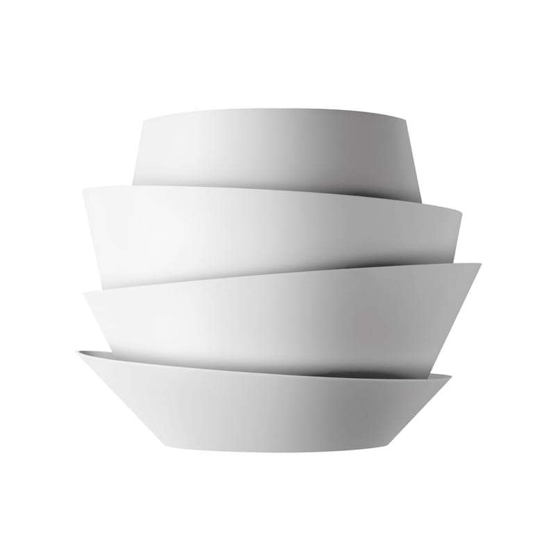Lighting - Wall Lights - Le Soleil Wall light plastic material white - Foscarini - White - Polycarbonate
