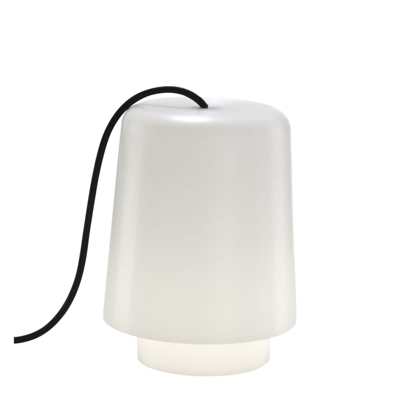 Luminaire - Luminaires d\'extérieur - Baladeuse Ariane Out plastique blanc - Cinna - Lampe / Blanc - Polyéthylène