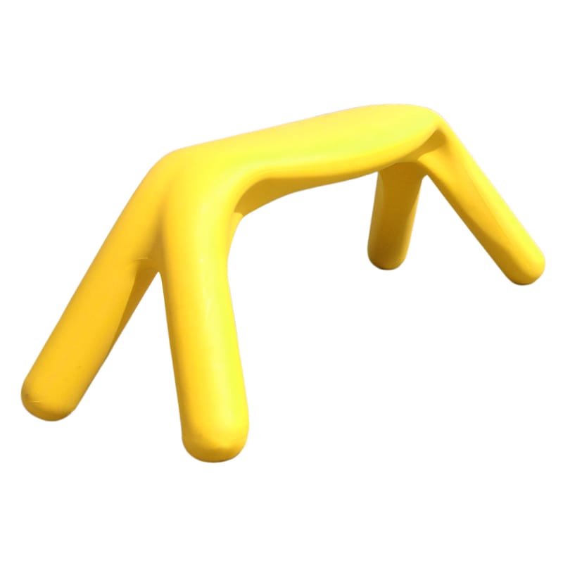 Mobilier - Mobilier Kids - Banc Atlas plastique jaune / L 115 cm - Slide - Jaune - polyéthène recyclable