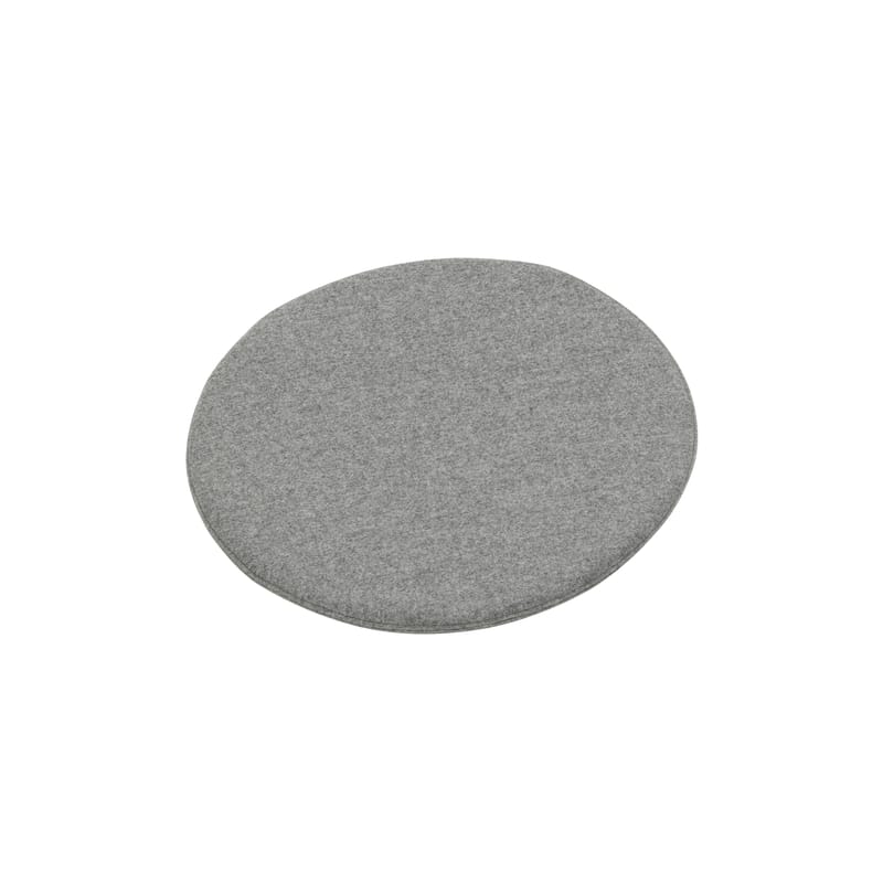 Décoration - Coussins - Coussin d\'assise Soft Seat tissu gris / type C - Ø 38 cm - Vitra - Gris (tissu Cosy 2) - Tissu