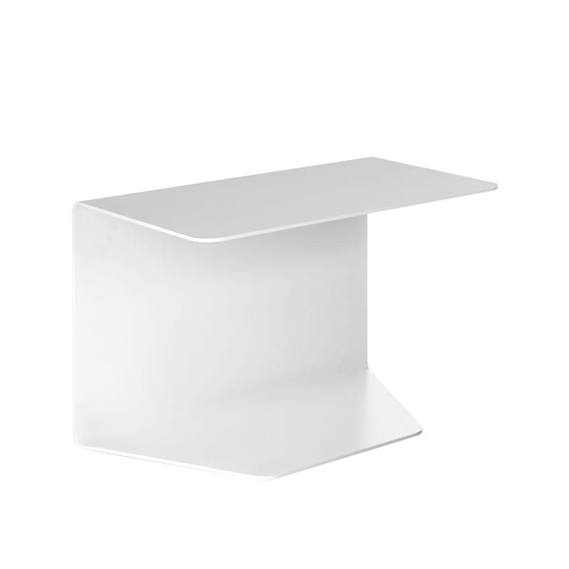 Mobilier - Tables basses - Table d\'appoint Cosy 1 métal blanc / H 43 cm - MDF Italia - Blanc - Aluminium