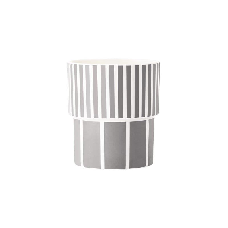 Table et cuisine - Tasses et mugs - Tasse Lolli céramique gris / 17 cl - Porcelaine - Normann Copenhagen - Gris - Porcelaine