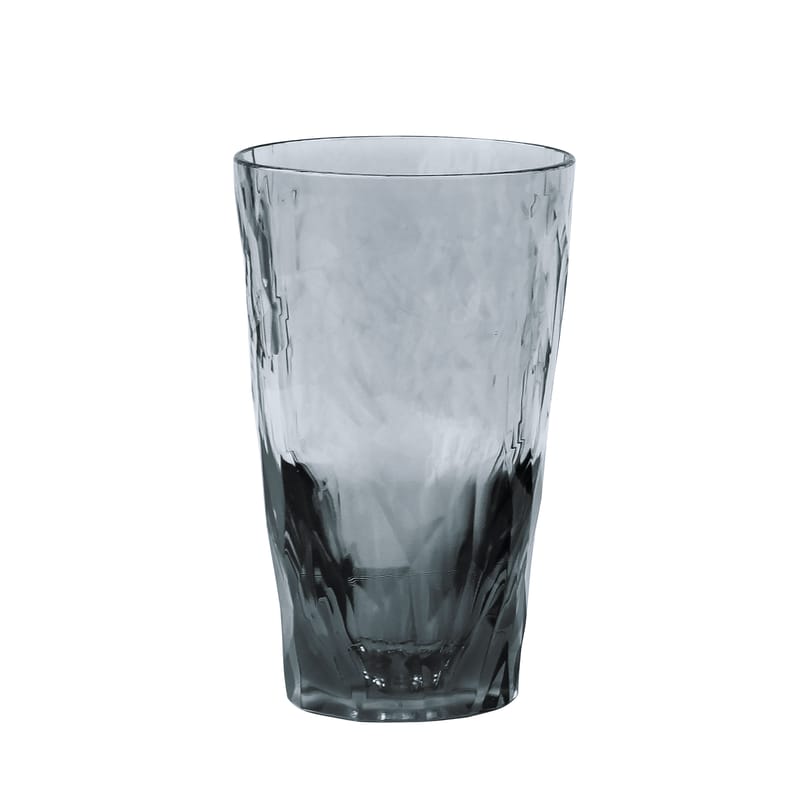 Table et cuisine - Verres  - Verre long drink Club No. 6 plastique gris / H 14 cm - Koziol - Gris - Plastique
