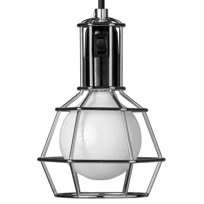 Luminaire - Lampes de table - Baladeuse Work métal gris argent / à poser ou suspendre - Design House Stockholm - Argent - Acier chromé
