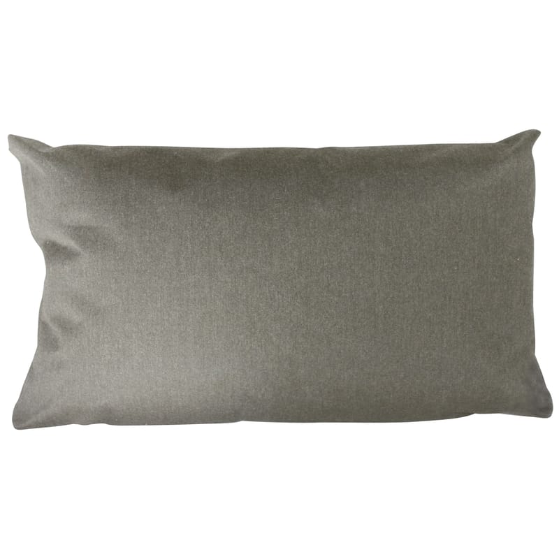 Mobilier - Poufs - Coussin d\'extérieur Large tissu gris / 80 x 45 cm - Trimm Copenhagen - Gris - Toile Sunbrella