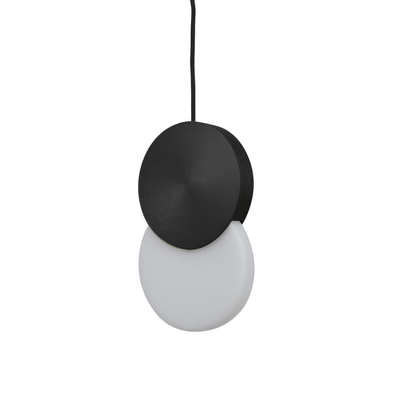 Luminaire - Suspensions - Suspension Duo LED métal noir - ENOstudio - Noir - Acrylique, Aluminium anodisé