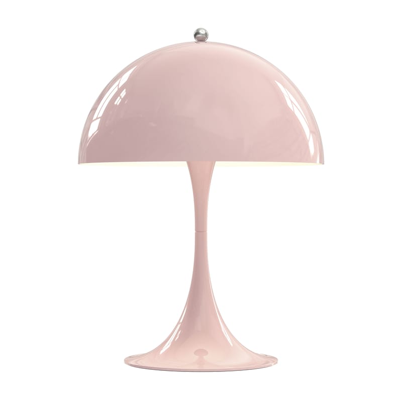Pink metal deals lamp