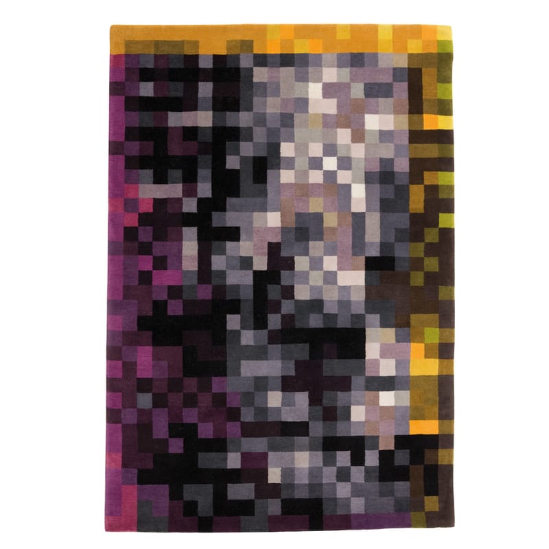 Möbel - Teppiche - Teppich Digit 2 textil bunt 170 x 240 cm - Nanimarquina - Gedeckte Farben / 170 x 240 cm - Wolle