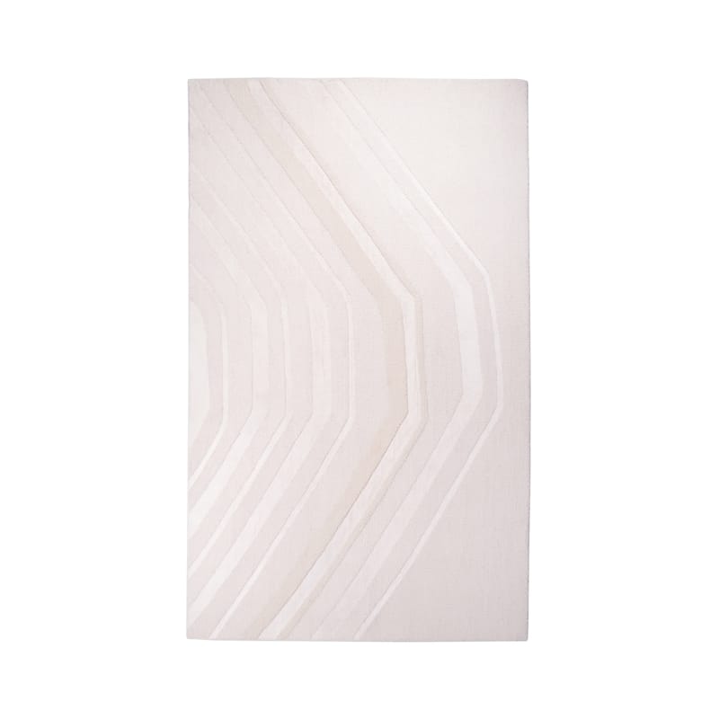 Dekoration - Teppiche - Teppich Equilibre textil beige / 200 x 300 cm - Handgetuftet - Maison Sarah Lavoine - 200 x 300 cm / Nude - Baumwolle, Seide, Wolle