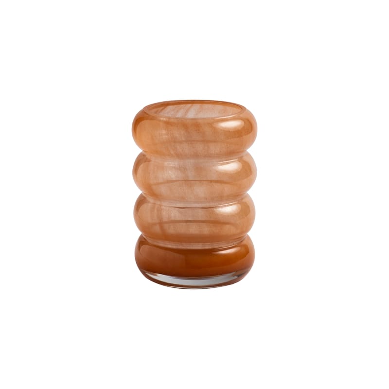 Dekoration - Vasen - Vase Chubby Medium glas orange / Ø 10 x H 14 cm - & klevering - H 14 cm / Orange - Glas