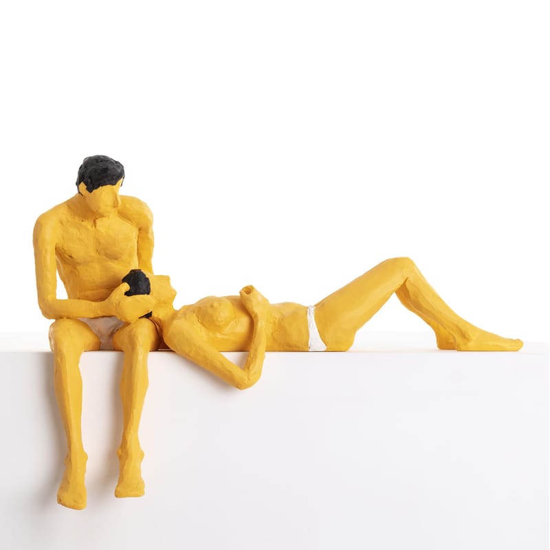 Decoration - Home Accessories - Love is a Verb Figurine plastic material multicoloured / Jean-Claude and Jacqueline - Seletti - Jean-Claude and Jacqueline - Resin