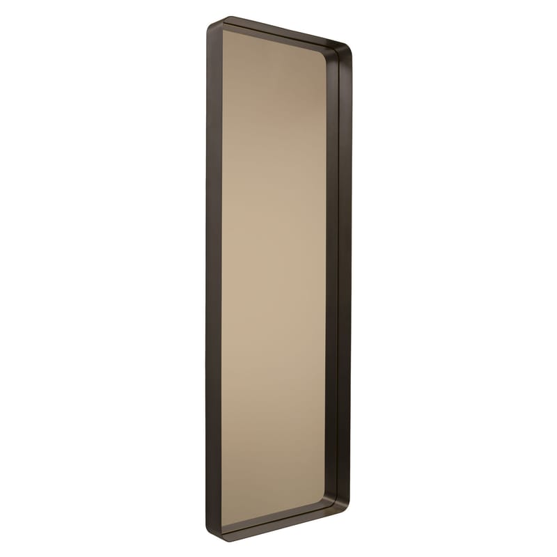Décoration - Miroirs - Miroir Cypris métal marron / à poser ou suspendre - 60 x 180 cm - ClassiCon - Brun / Miroir bronze - Laiton massif bruni, Verre fumé