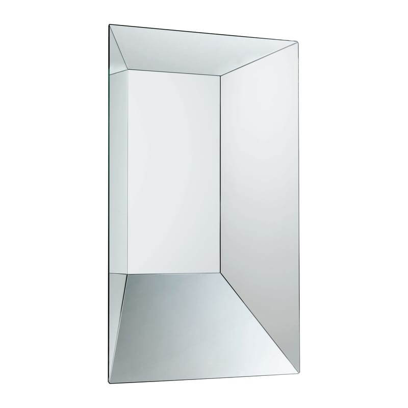 Mobilier - Miroirs - Miroir mural Leon Battista verre miroir / 50 x H 70 cm - Glas Italia - 50 x 70 cm - Miroir