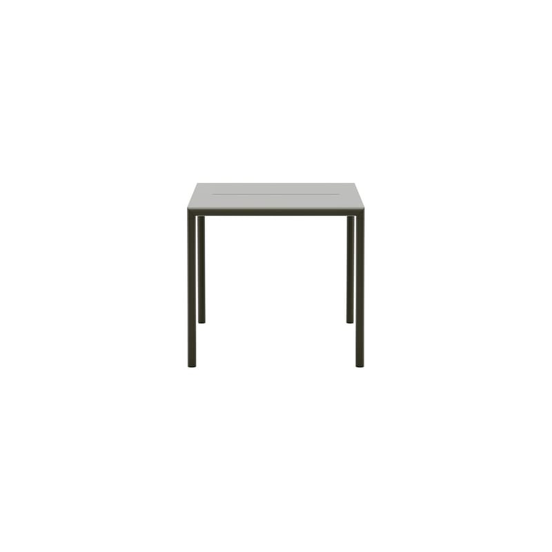 Jardin - Tables de jardin - Table carrée May métal vert / 85 x 85 cm - NEW WORKS - Vert foncé - Acier