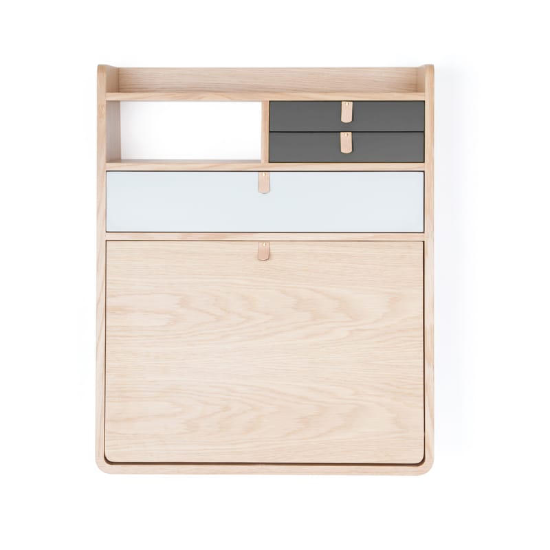 Grey secretary store desk