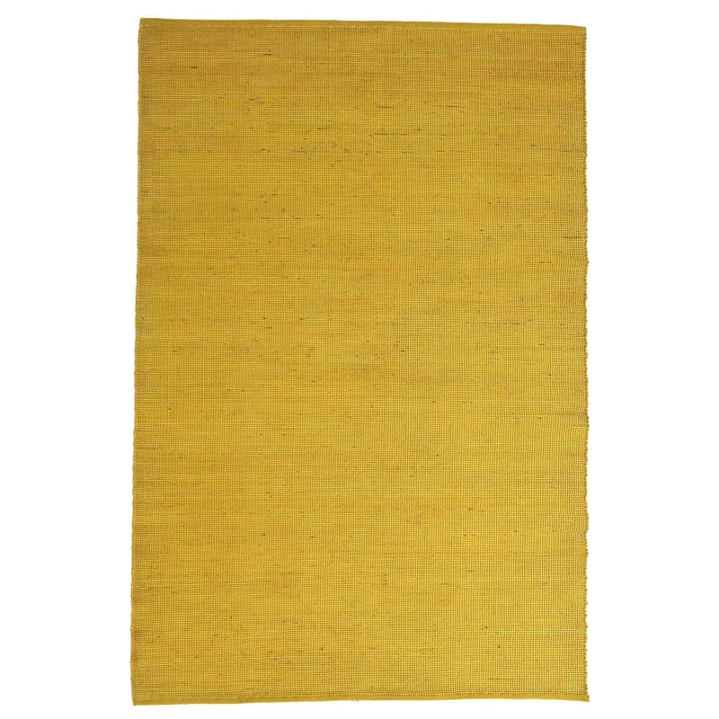 Décoration - Tapis - Tapis Natural Tatami  jaune / Jute et laine - 170 x 240 cm - Nanimarquina - Jaune uni - Fibres de jute, Laine vierge