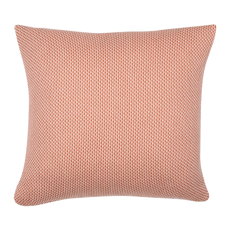 Dekoration - Kissen - Outdoor-Kissen Evasion textil rosa orange beige / 44 x 44 cm - Fermob - Atacama - Polyacryl-Gewebe, Schaumstoff