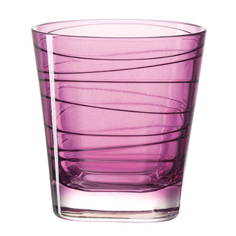 Table et cuisine - Verres  - Verre à whisky Vario verre violet / H 9 cm - Leonardo - Violet - Verre