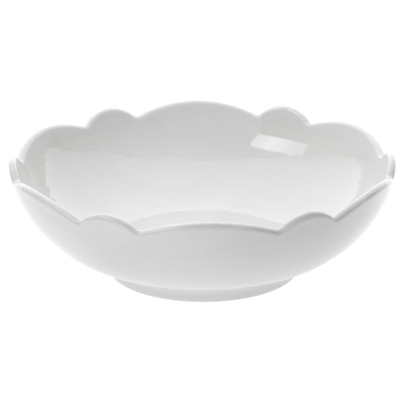 Table et cuisine - Saladiers, coupes et bols - Coupelle Dressed céramique blanc / Ø 13 cm - Alessi - A l\'unité / Blanc - Porcelaine