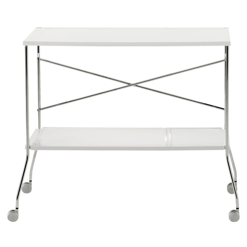 Furniture - Miscellaneous furniture - Flip Dresser plastic material white - Kartell - Opaque white - Anodized aluminium, PMMA