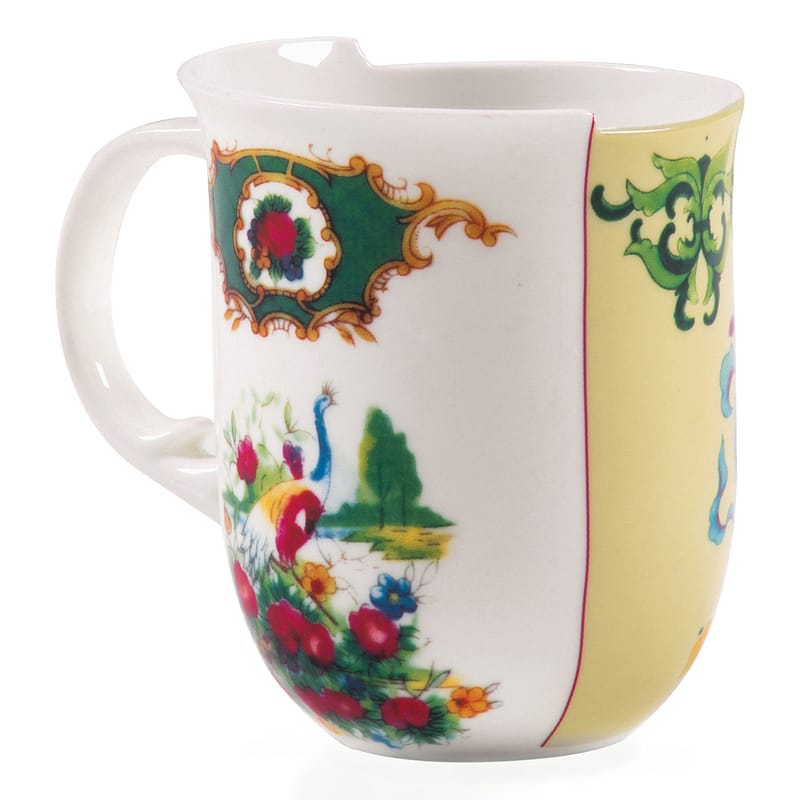 Table et cuisine - Tasses et mugs - Mug Hybrid - Anastasia céramique multicolore - Seletti - Anastasia - Porcelaine