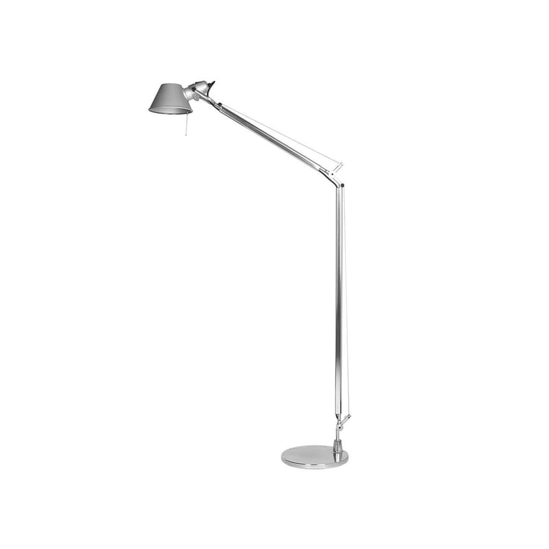 Lighting - Floor lamps - Tolomeo Floor lamp by Artemide - Aluminium - Anodized aluminium, Polished aluminium