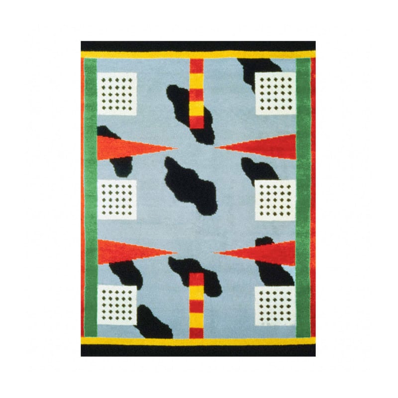 Dekoration - Teppiche - Teppich California textil bunt / By Nathalie Du Pasquier, 1983 - 250 x 180 cm / Handgefertigt - Memphis Milano - California - Wolle