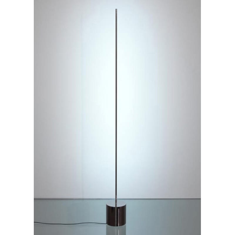 Leuchten - Tischleuchten - Tischleuchte Light stick LED metall silber H 83 cm - Catellani & Smith - Silberfarben - Metall