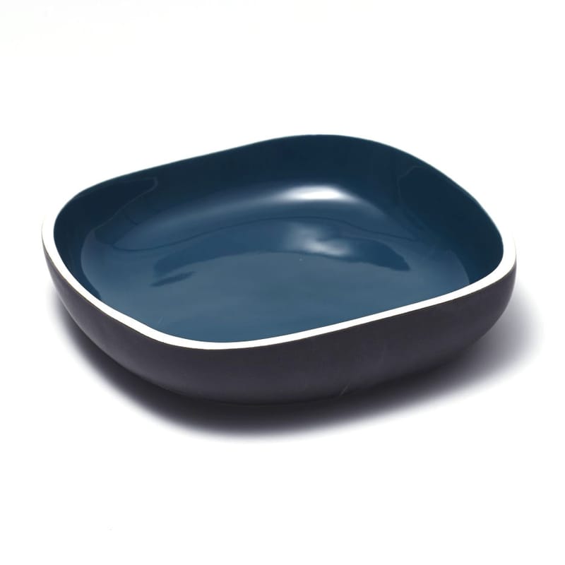 Décoration - Centres de table et vide-poches - Vide-poche Sicilia céramique bleu / 25 x 25 cm - Maison Sarah Lavoine - Bleu Sarah - Céramique