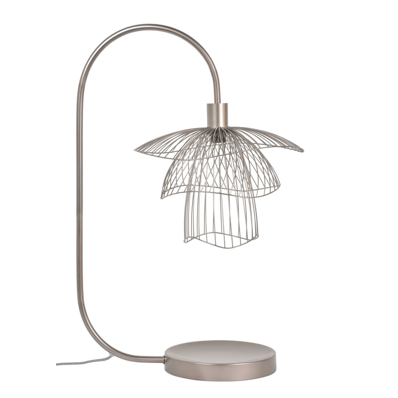Luminaire - Lampes de table - Lampe de table Papillon métal rose / H 62 cm - Forestier - Cuivre rosé - Acier thermolaqué