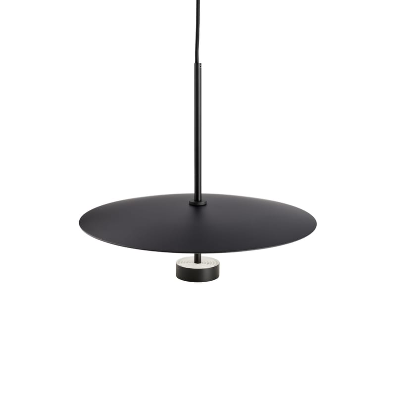 Luminaire - Suspensions - Suspension Reflection LED métal noir / Ø 40 cm - Bolia - Noir - Aluminium