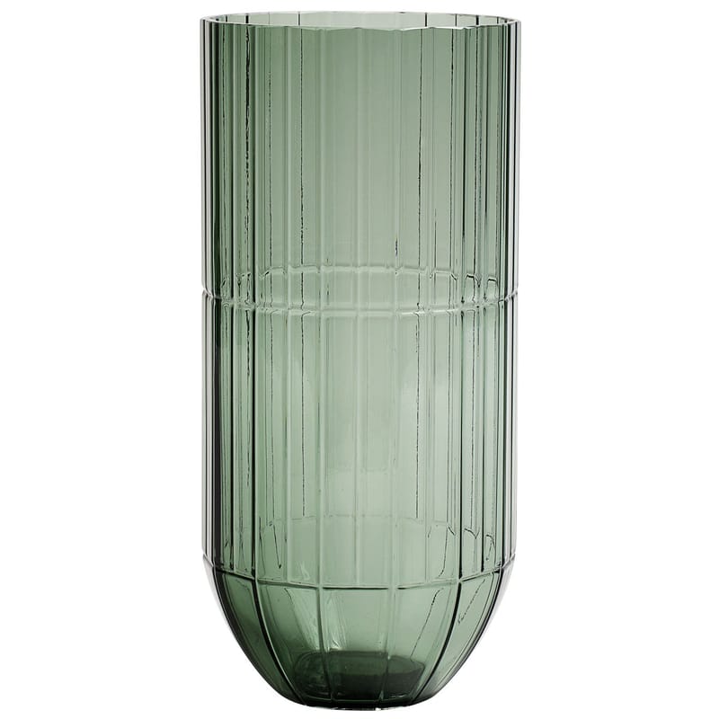 Décoration - Vases - Vase Colour XL verre vert / Ø 13 x H 27.5 cm - Hay - Vert - Verre soufflé