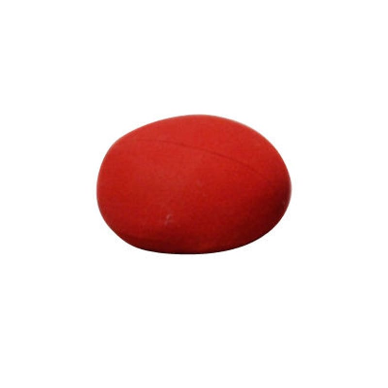 Arredamento - Mobili Ados  - Cuscino Nénuphares Re tessuto rosso 30 x 27 cm - Smarin - Rosso - Fibre poli-siliconate, Lana