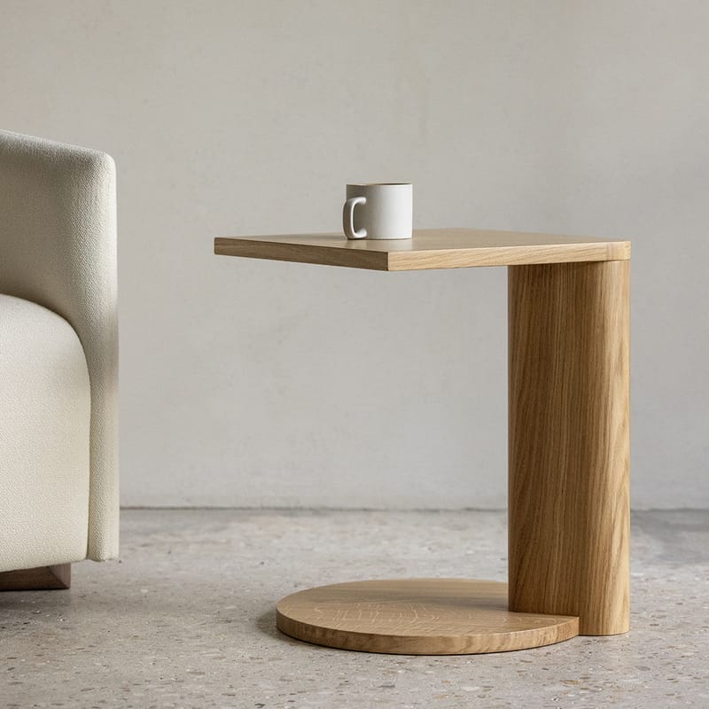 Table d'appoint Galta Forte Side KANN DESIGN - bois naturel | Made In ...
