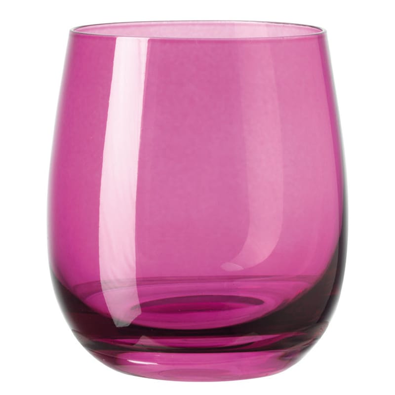 Table et cuisine - Verres  - Verre à whisky Sora verre violet / H 10 cm - Leonardo - Violet - Verre