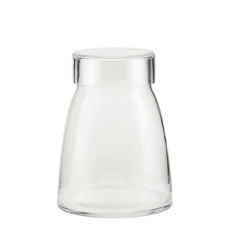 Décoration - Vases - Bocal Mazzo verre transparent / Ø 14 x H 18 cm - House Doctor - Transparent - Verre