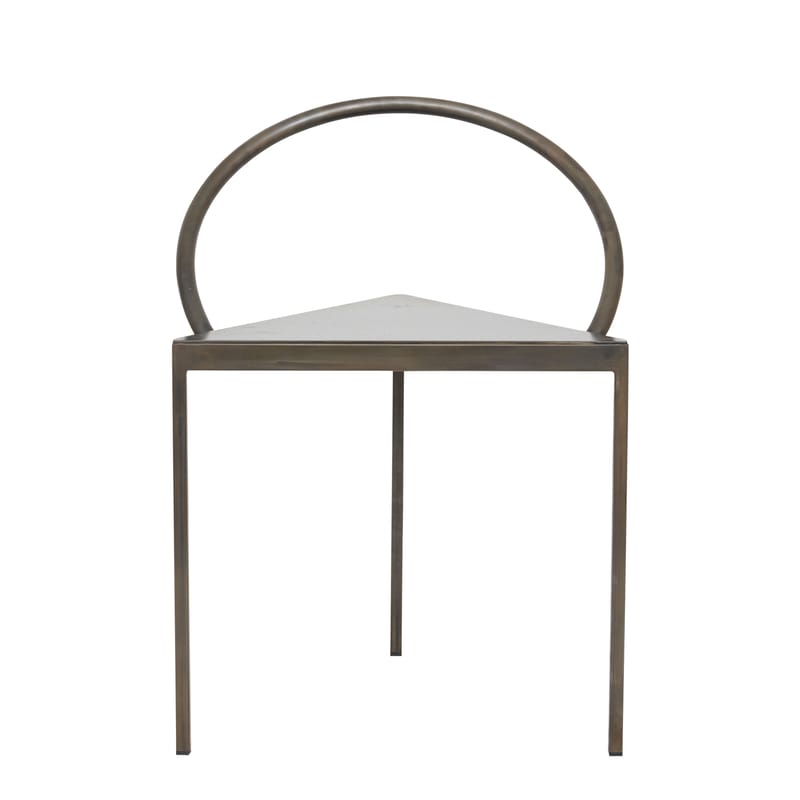Furniture - Chairs - Triangolo Chair metal black / (1989) - Steel - Frama  - Black - Tinted steel