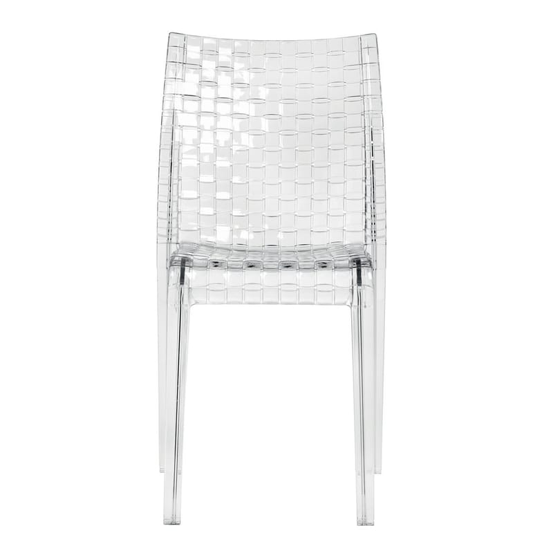 Mobilier - Chaises, fauteuils de salle à manger - Chaise empilable Ami Ami plastique transparent  Tokujin Yoshioka, 2009 - Kartell - Cristal - Polycarbonate