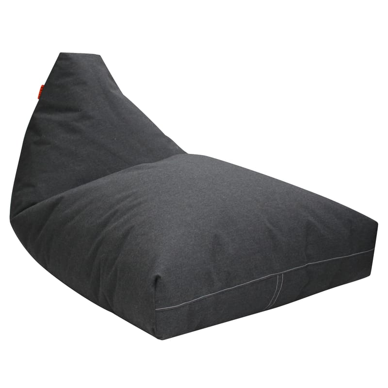 Möbel - Sitzkissen - Sitzkissen Felix Lounger textil schwarz - Trimm Copenhagen - Graphitschwarz -  Microbilles EPS, Sunbrella-Gewebe
