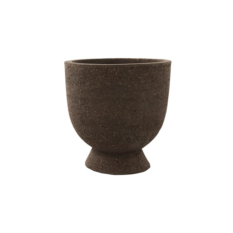 Décoration - Vases - Vase Terra céramique marron / Ø 20 x H 20 cm - Argile - AYTM - Ø 20 x H 20 cm / Marron Java - Argile