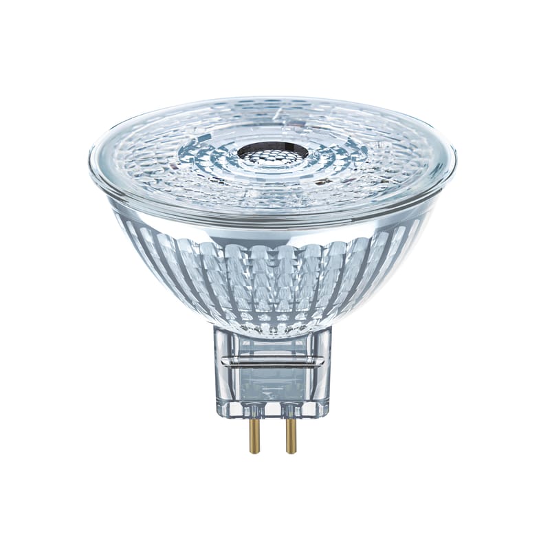 Luminaire - Ampoules et accessoires - Ampoule LED GU5.3  verre transparent / MR16 LED 36° - 5W=35W (4000K, blanc froid) - Dimmable - Osram - 5W=35W - Verre