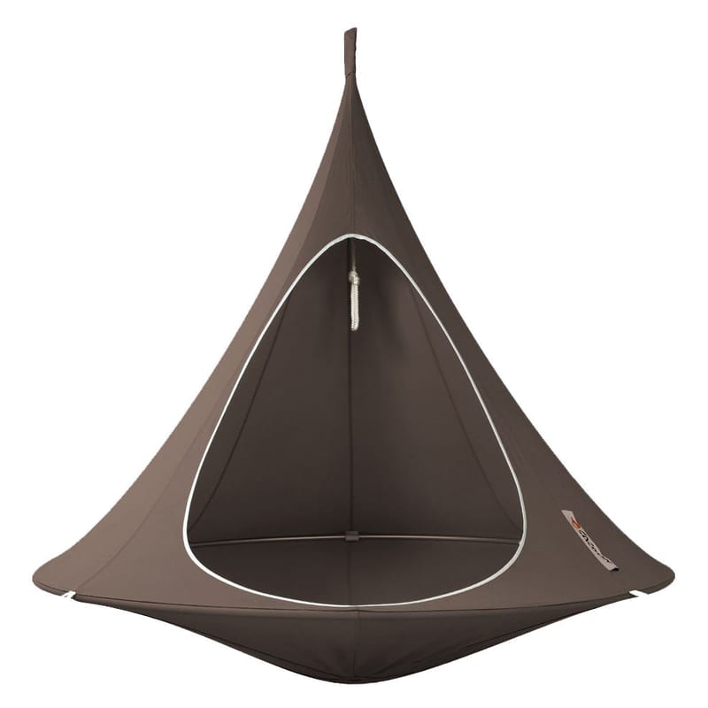 Outdoor - Sun Loungers & Hammocks - Hanging armchair by Cacoon - Taupe - Cloth