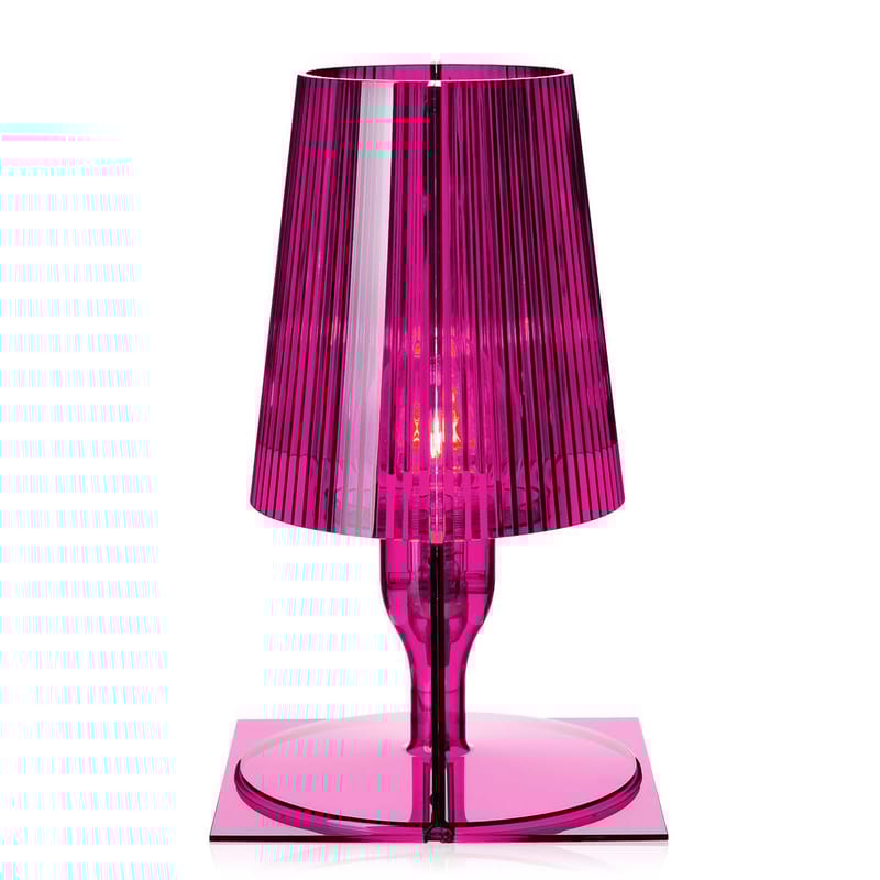 Take Table lamp plastic material pink Kartell