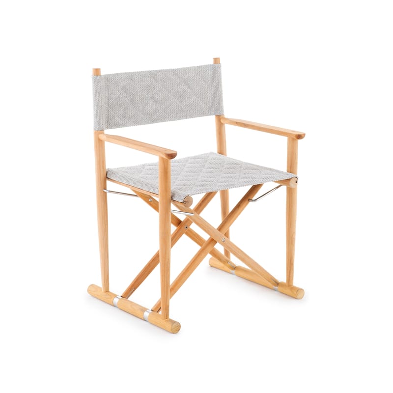 Mobilier - Chaises, fauteuils de salle à manger - Toile  tissu beige / Pour fauteuil pliant Pevero - Unopiu - Toile/ Taupe - Tissu polypropylène
