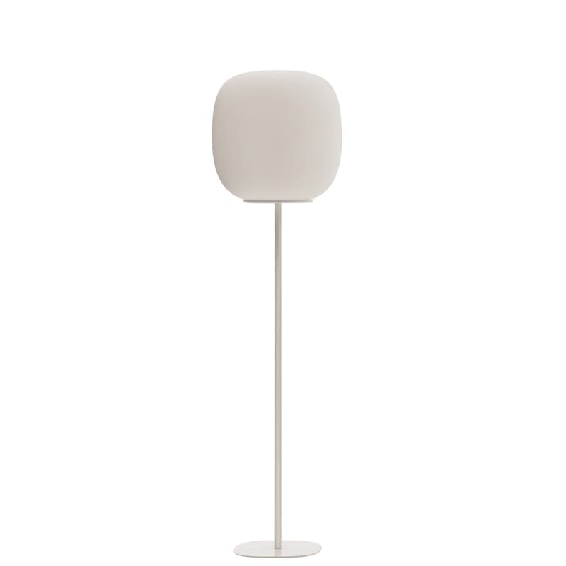 Luminaire - Lampadaires - Lampadaire d\'extérieur Pandora Medium métal plastique blanc / H 164 cm - MyYour - Blanc / Pied métal - Métal, Poleasy®